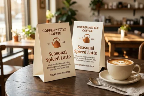 Table Tents printing