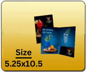 5.25x10.5 Slim Presentation Folder